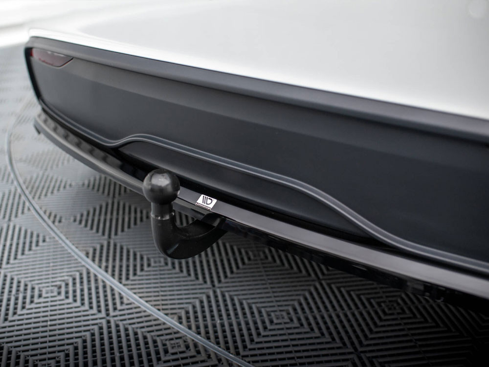 Maxton Rear Splitter (Vertical Bars) Tesla Model X Mk1 Facelift