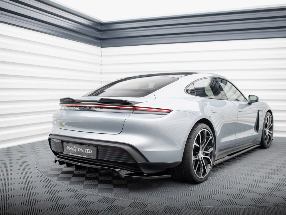 Maxton Rear Splitter (Vertical Bars) Porsche Taycan / Taycan 4 / Taycan 4S / Taycan GTS Mk1 Maxton Rear Splitter (Vertical Bars) Porsche Taycan / Taycan 4 / Taycan 4S / Taycan GTS Mk1
