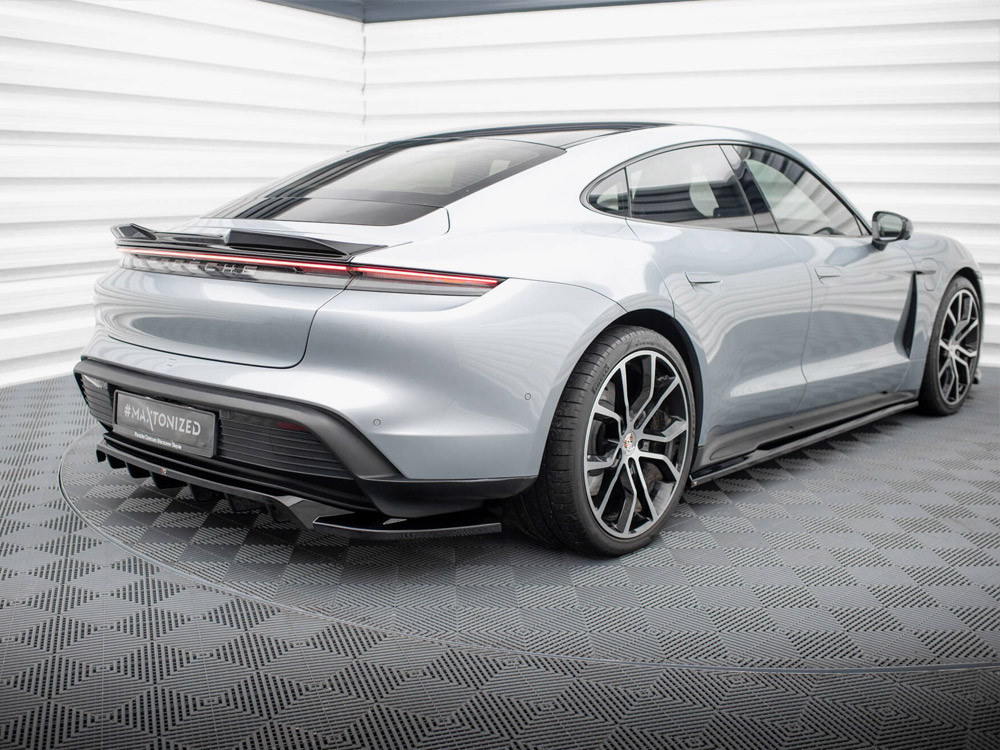 Maxton Rear Splitter (Vertical Bars) Porsche Taycan / Taycan 4 / Taycan 4S / Taycan GTS Mk1 Maxton Rear Splitter (Vertical Bars) Porsche Taycan / Taycan 4 / Taycan 4S / Taycan GTS Mk1