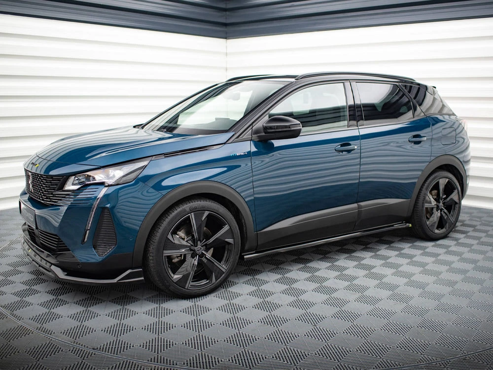 Maxton Side Skirts Diffusers Peugeot 3008 GT-Line Mk2 Facelift
