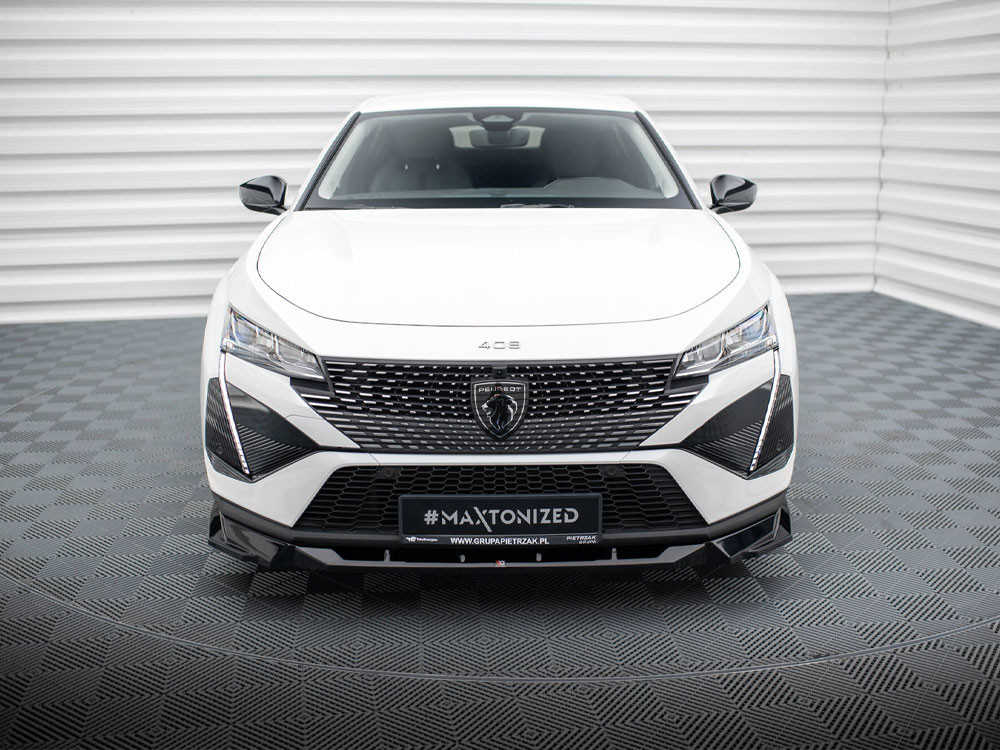 Maxton Front Splitter Peugeot 408 Mk1