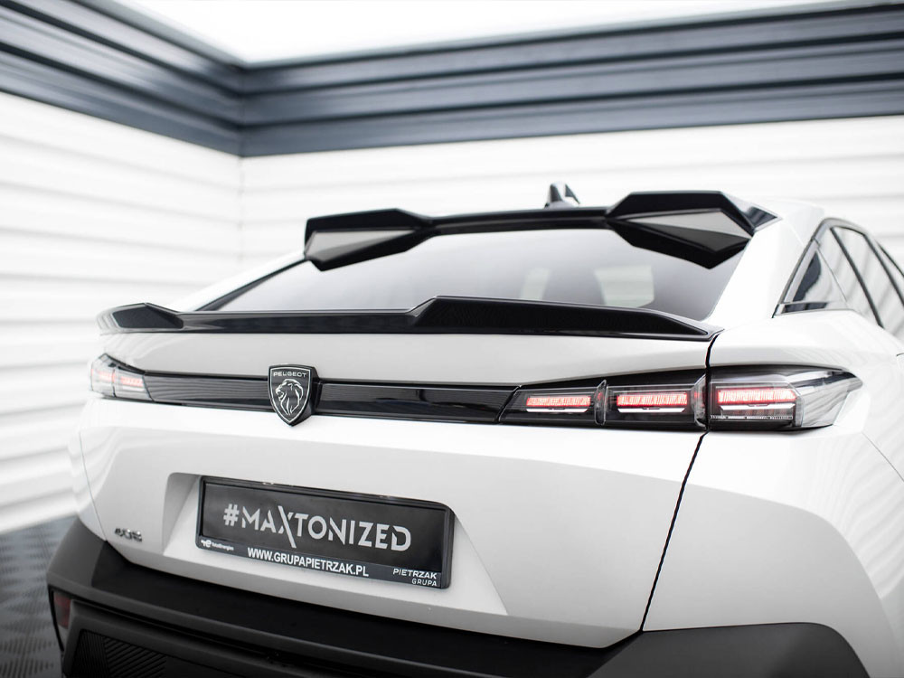Maxton Lower Spoiler CAP 3D Peugeot 408 Mk1