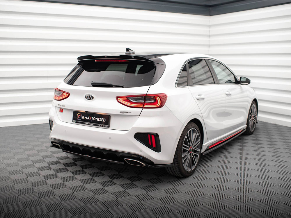 Maxton Central Rear Splitter Kia Ceed GT Mk3 Maxton Central Rear Splitter Kia Ceed GT Mk3