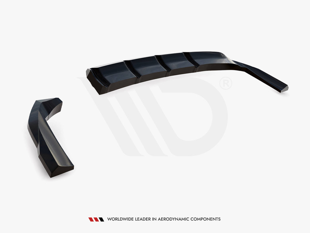 Maxton Central Rear Splitter (Vertical Bars) Hyundai Tucson N-Line Mk4 Maxton Central Rear Splitter (Vertical Bars) Hyundai Tucson N-Line Mk4