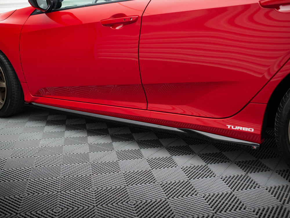 Maxton Side Skirts Diffusers Honda Civic SI Mk10