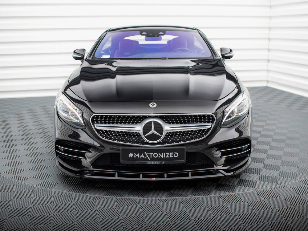 Maxton Front Splitter V.2 Mercedes-Benz S Coupe AMG-Line C217 Facelift