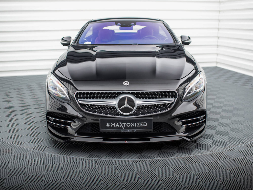 Maxton Front Splitter V.1 Mercedes-Benz S Coupe AMG-Line C217 Facelift