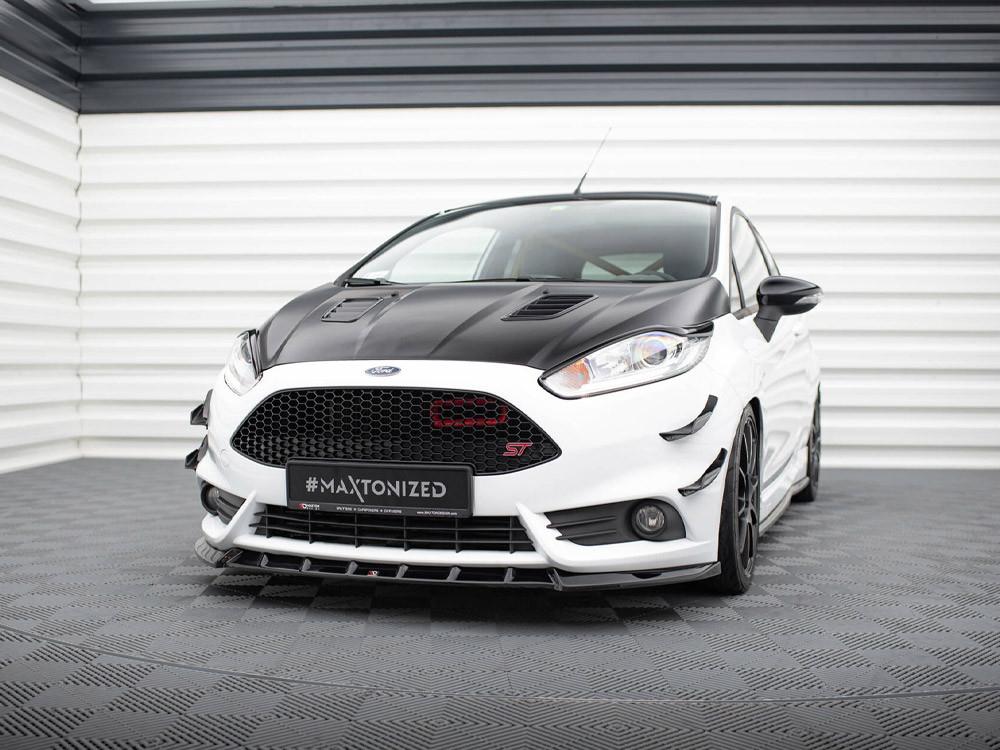 Maxton Front Splitter V.6 Ford Fiesta ST Mk7 Facelift