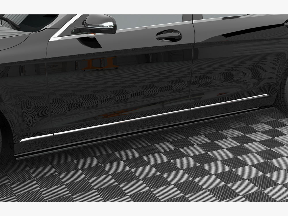 Maxton Side Skirts Diffusers Mercedes-Benz S Long W222