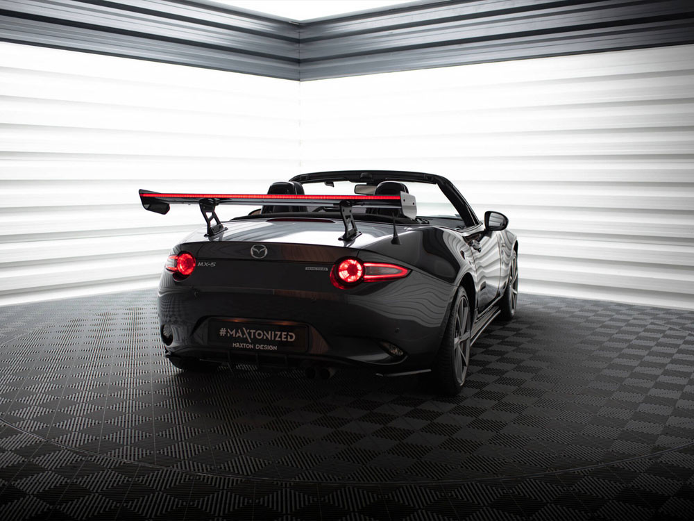 Maxton Carbon Spoiler With Internal Brackets Uprights + LED Mazda MX-5 ND (Mk4) Maxton Carbon Spoiler With Internal Brackets Uprights + LED Mazda MX-5 ND (Mk4)