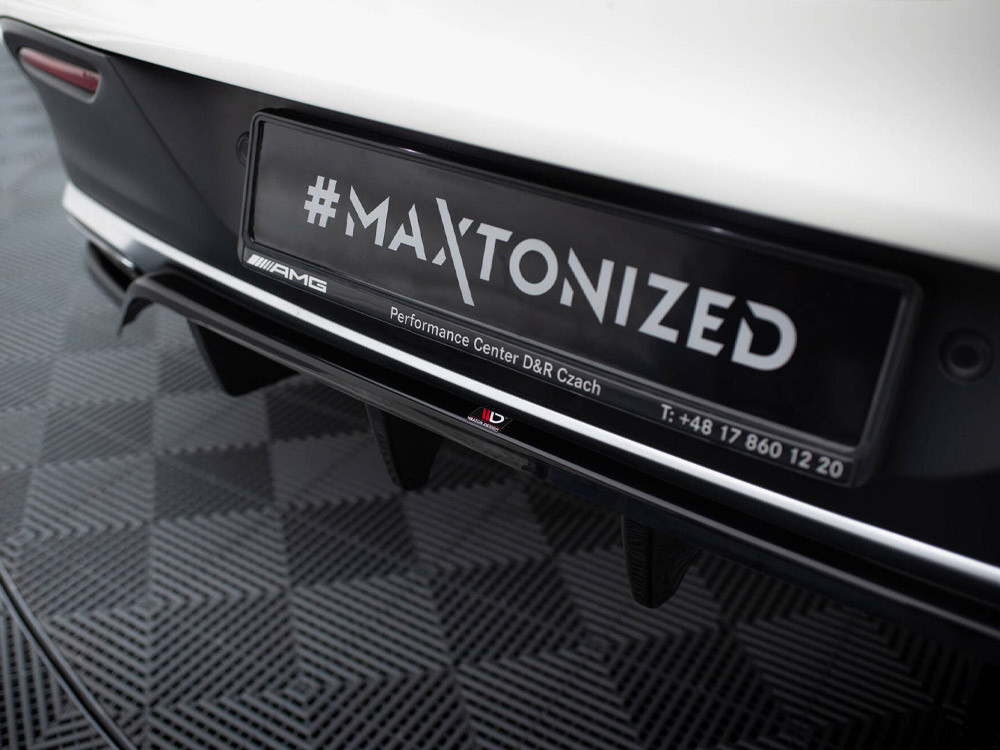 Maxton Rear Splitter (Vertical Bars) Mercedes-AMG GLE 43 Coupe C292
