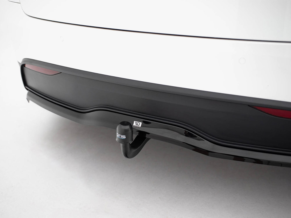 Maxton Rear Splitter (Vertical Bars) V.2 Tesla Model X Mk1 Facelift
