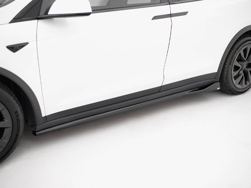 Maxton Side Skirts Diffusers V.2 Tesla Model X Mk1 Facelift