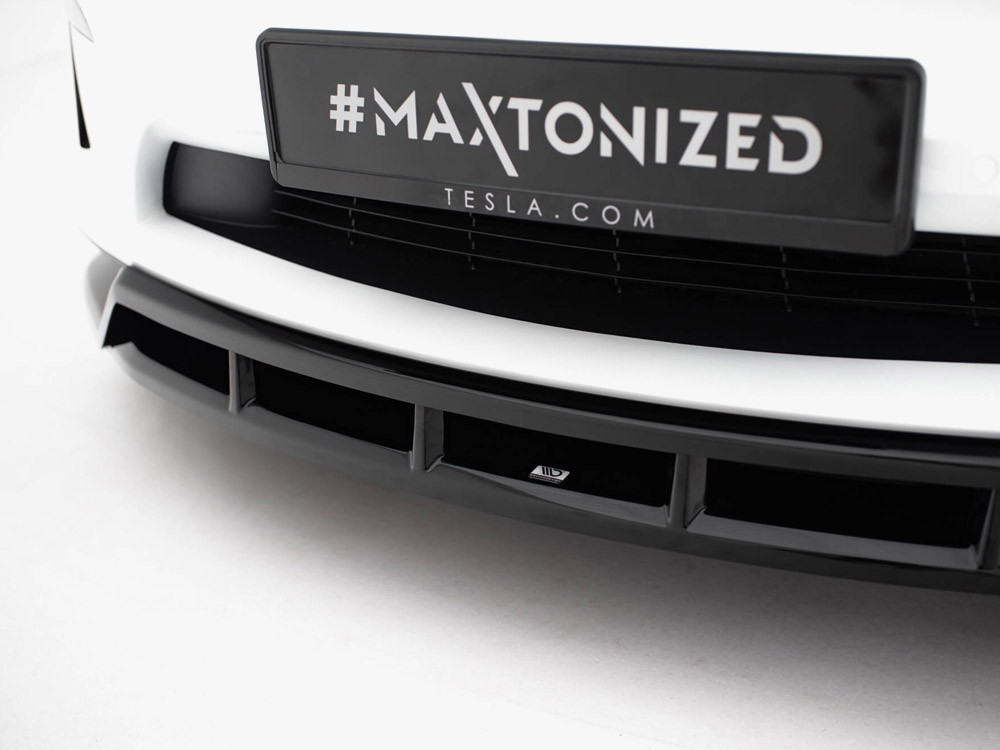 Maxton Front Splitter V.3 Tesla Model X Mk1 Facelift