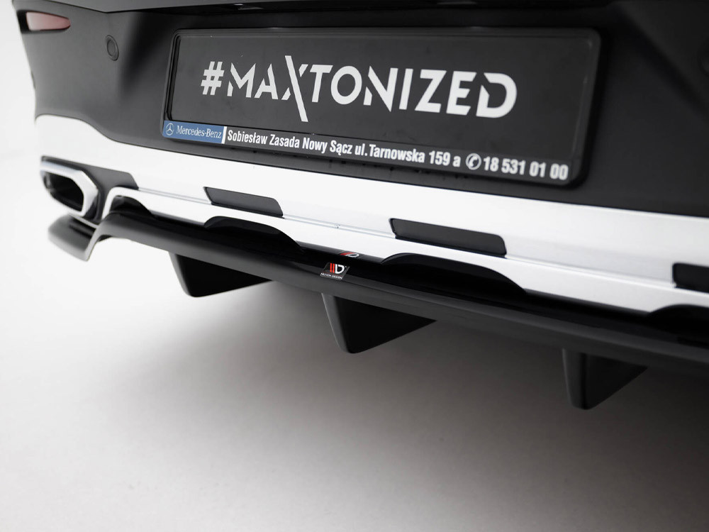 Maxton Rear Splitter (Vertical Bars) Mercedes-Benz GLC Coupe AMG-Line C254