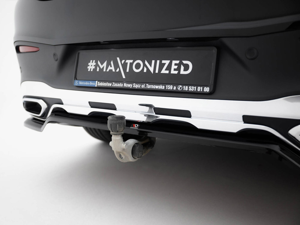 Maxton Rear Splitter (Vertical Bars) Mercedes-Benz GLC Coupe AMG-Line C254