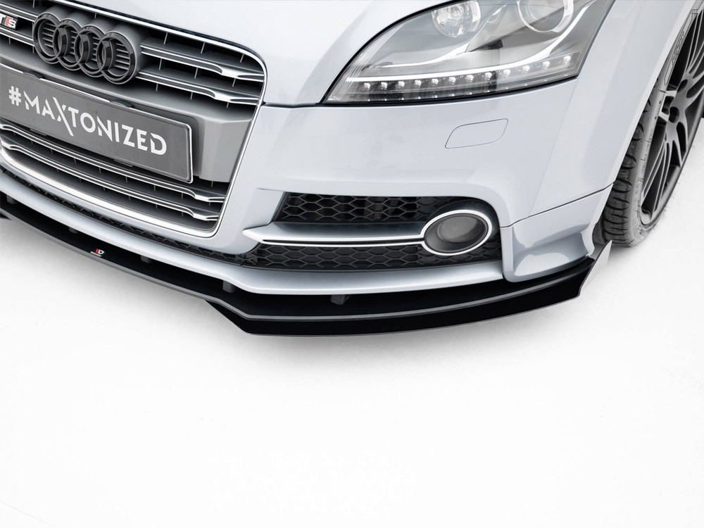 Maxton Street PRO Front Splitter + Flaps Audi TT S / TT S-Line 8J Facelift