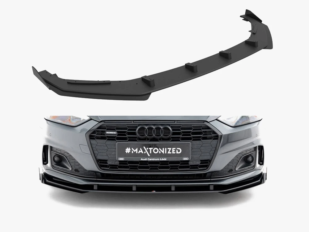 Maxton Street PRO Front Splitter + Flaps Audi A5 F5 Facelift Maxton Street PRO Front Splitter + Flaps Audi A5 F5 Facelift