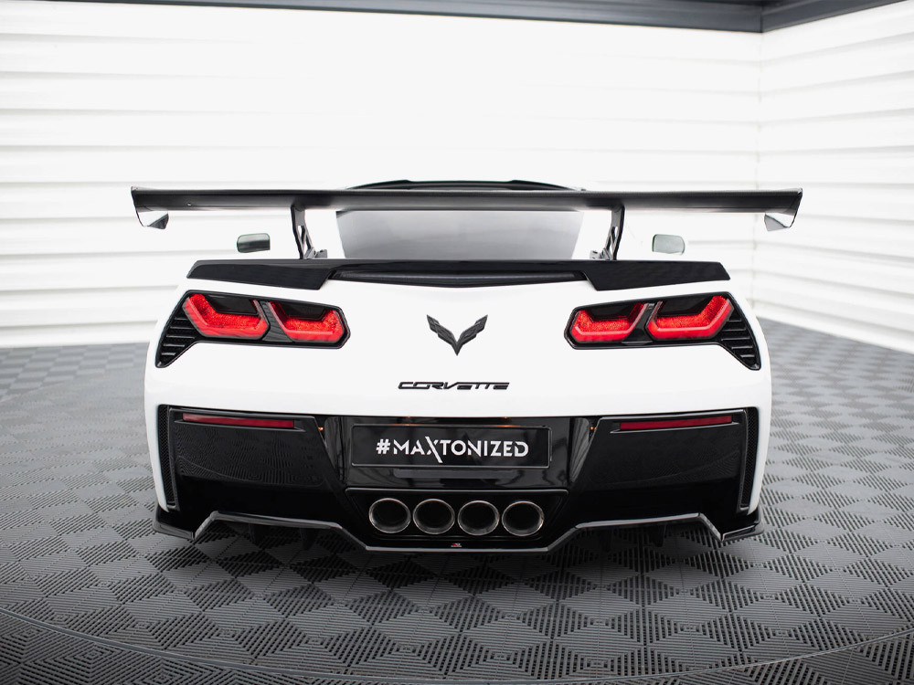 Maxton Carbon Spoiler With Internal Brackets Uprights Chevrolet Corvette Stingray / Grand Sport C7 Maxton Carbon Spoiler With Internal Brackets Uprights Chevrolet Corvette Stingray / Grand Sport C7