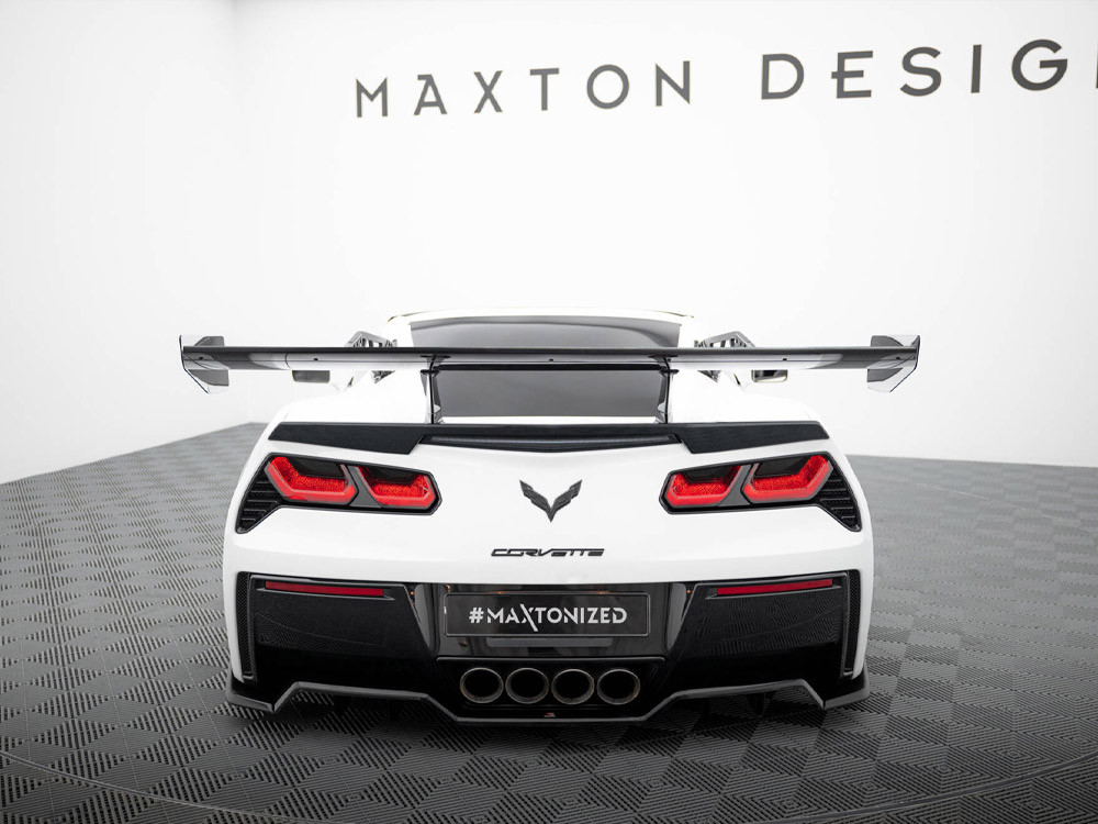 Maxton Carbon Spoiler With Upper Swan Mounting Chevrolet Corvette Stingray / Grand Sport C7 Maxton Carbon Spoiler With Upper Swan Mounting Chevrolet Corvette Stingray / Grand Sport C7
