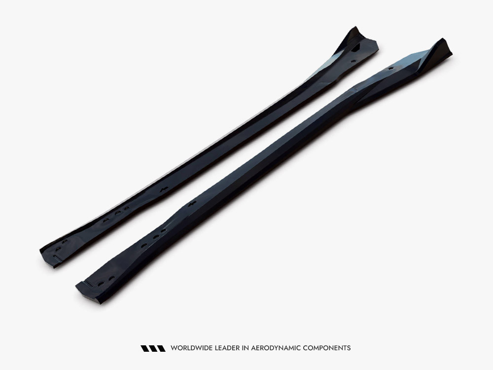 Maxton Side Skirts Diffusers Chevrolet Corvette Z06 C7
