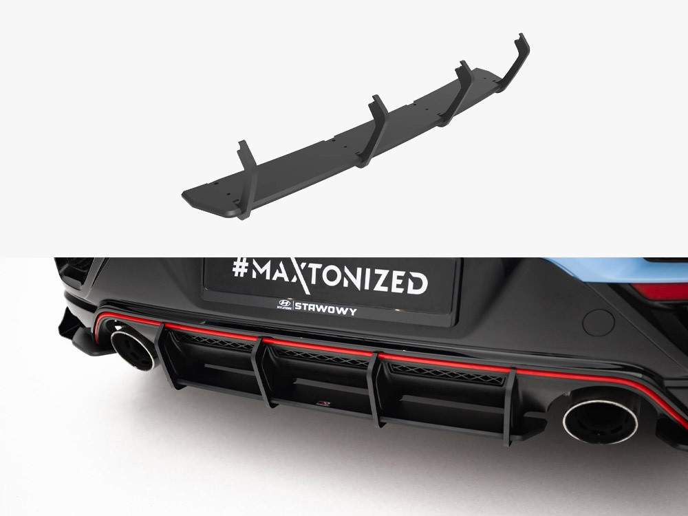 Maxton Street PRO Rear Diffuser Hyundai Veloster N Mk2