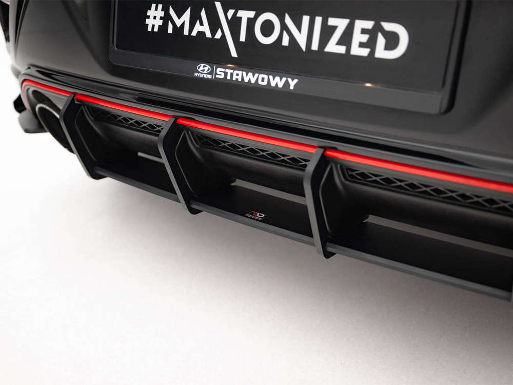 Maxton Street PRO Rear Diffuser Hyundai Veloster N Mk2