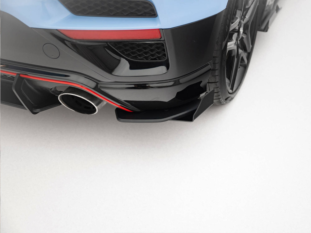 Maxton Street Pro Rear Side Splitters + Flaps Hyundai Veloster N Mk2