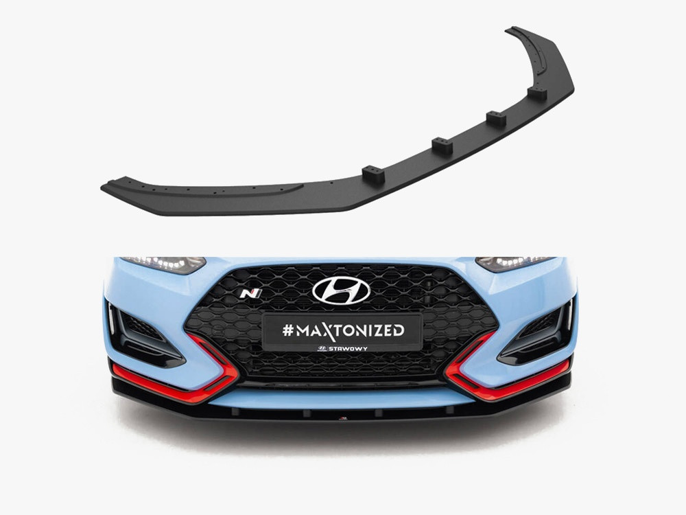 Maxton Street PRO Front Splitter Hyundai Veloster N Mk2
