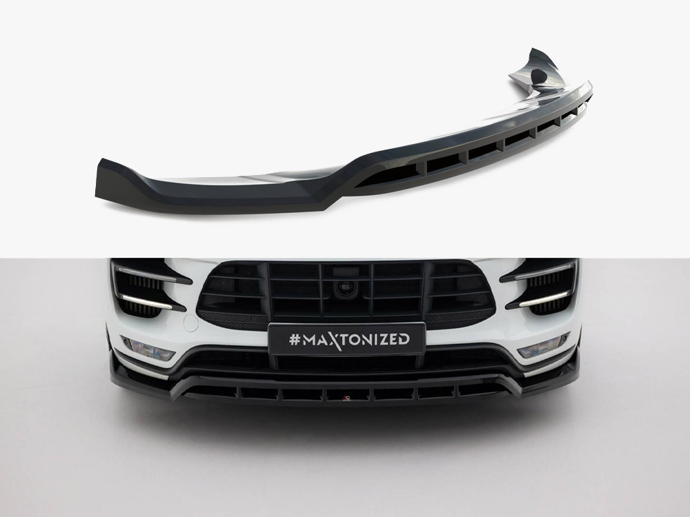 Maxton Front Splitter Porsche Macan Turbo Mk1 Maxton Front Splitter Porsche Macan Turbo Mk1