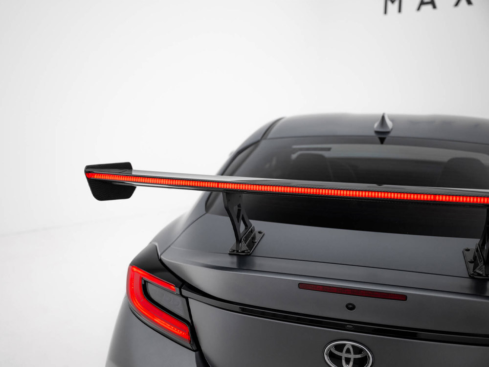 Maxton Carbon Spoiler With Internal Brackets Uprights + LED Toyota GR86 Maxton Carbon Spoiler With Internal Brackets Uprights + LED Toyota GR86