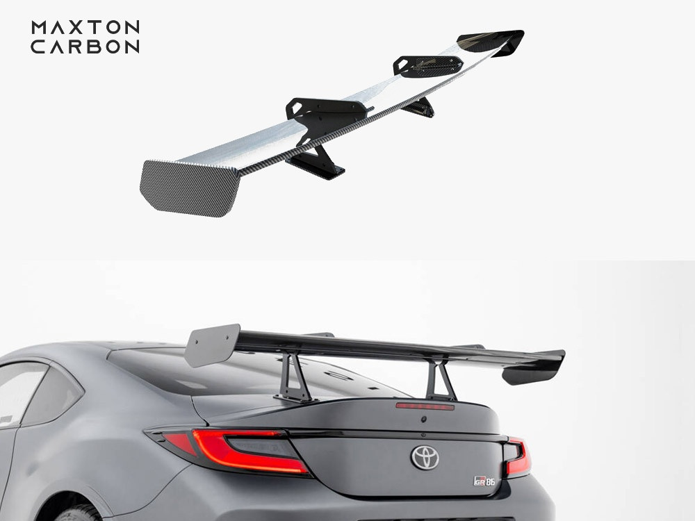 Maxton Carbon Spoiler With Upper Swan Mounting Toyota GR86 Maxton Carbon Spoiler With Upper Swan Mounting Toyota GR86