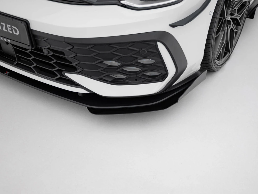 Maxton Street PRO Front Splitter + Flaps Volkswagen Golf GTI / GTE / R-Line Mk8 Facelift Maxton Street PRO Front Splitter + Flaps Volkswagen Golf GTI / GTE / R-Line Mk8 Facelift