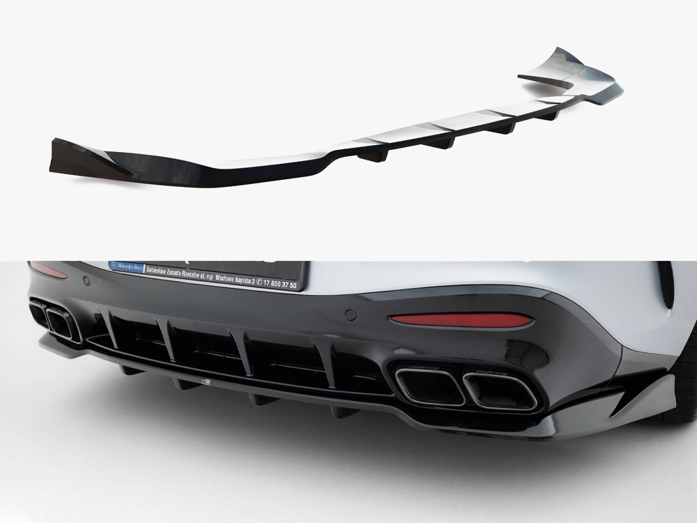 Maxton Rear Splitter (Vertical Bars) V.2 Mercedes-AMG GT 63 / 55 / 63 S E Performance C192
