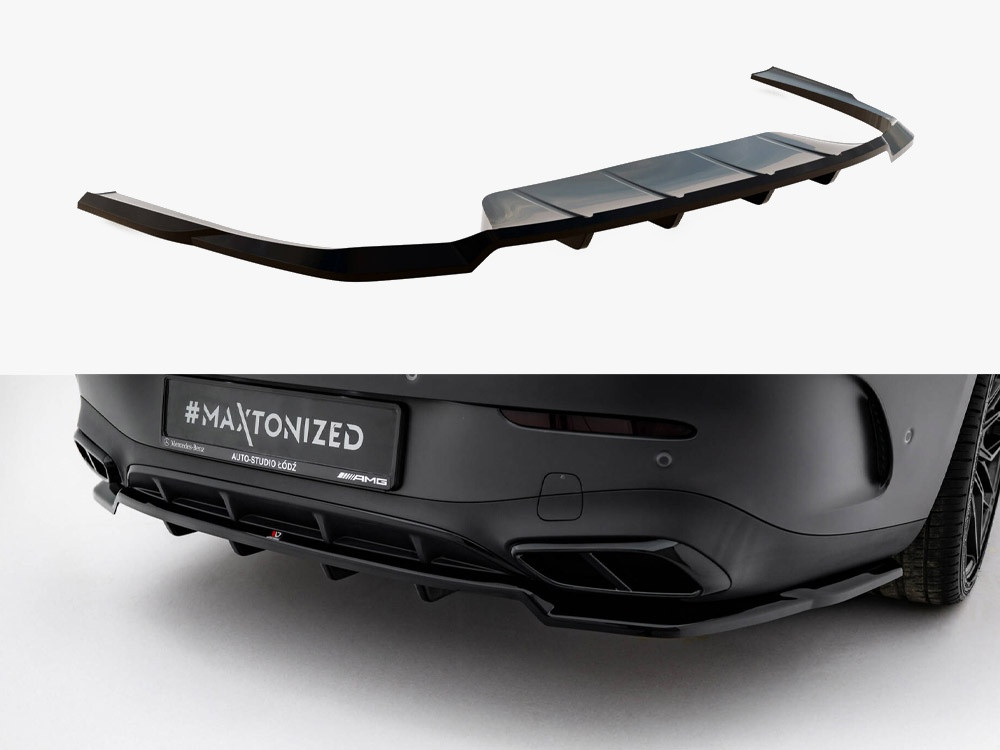 Maxton Rear Splitter (Vertical Bars) Mercedes-Benz CLE AMG-Line C236 Maxton Rear Splitter (Vertical Bars) Mercedes-Benz CLE AMG-Line C236