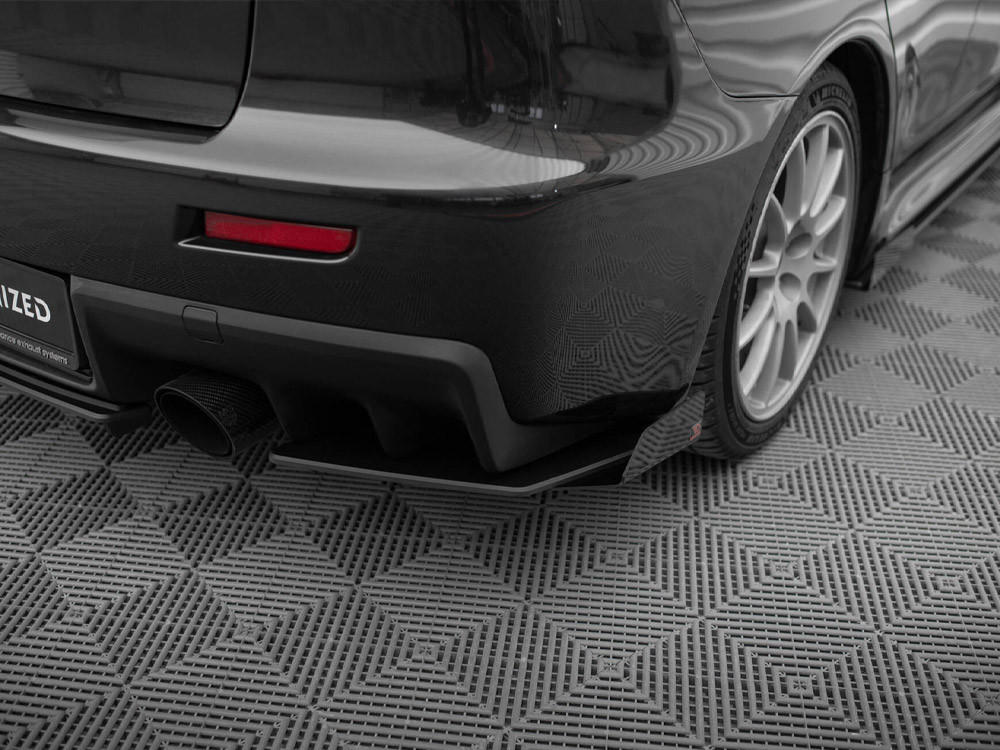 Maxton Street Pro Rear Side Splitters + Flaps Mitsubishi Lancer EVO X