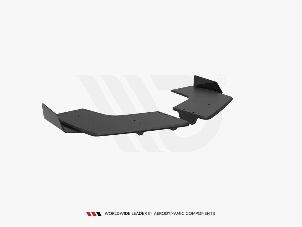 Maxton Street Pro Rear Side Splitters + Flaps Mitsubishi Lancer EVO X