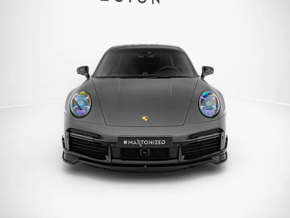 Maxton Front Splitter Porsche 911 Turbo S Sport Package 992 Maxton Front Splitter Porsche 911 Turbo S Sport Package 992