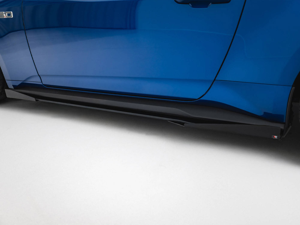 Maxton Street PRO Side Skirts Diffusers + Flaps Ford Mustang GT Mk7