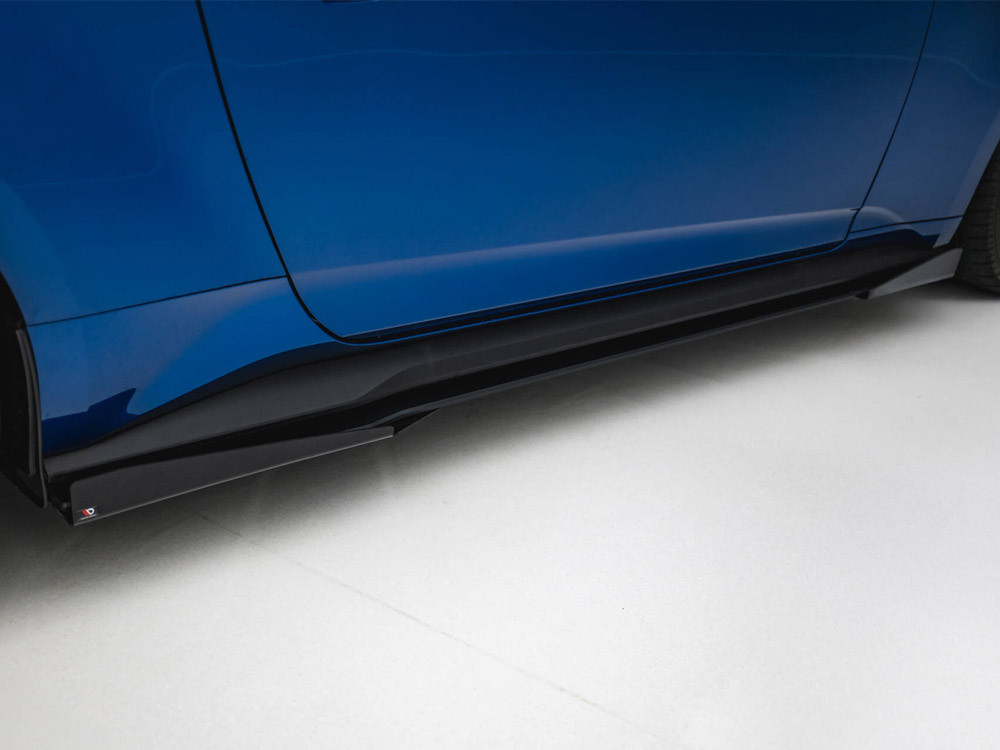 Maxton Street PRO Side Skirts Diffusers + Flaps Ford Mustang GT Mk7