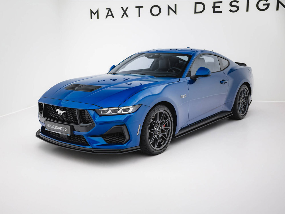 Maxton Street PRO Side Skirts Diffusers Ford Mustang GT Mk7