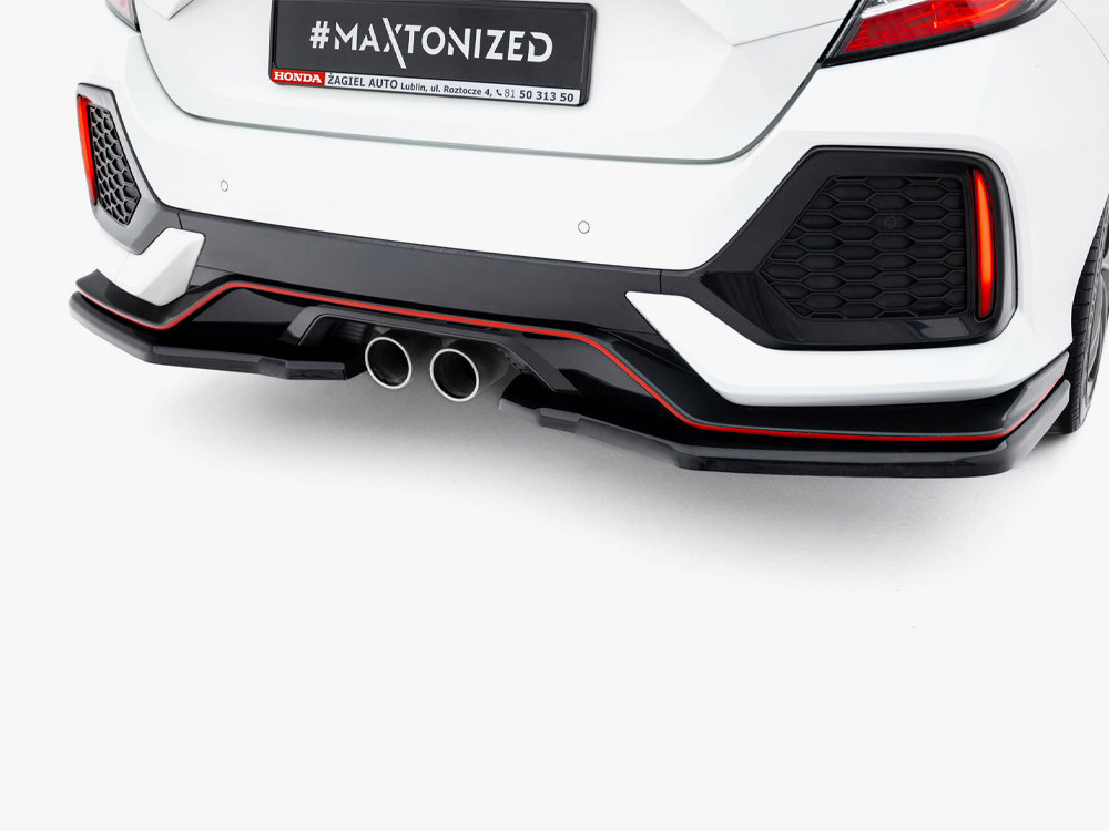 Maxton Rear Splitter Honda Civic Sport Mk10