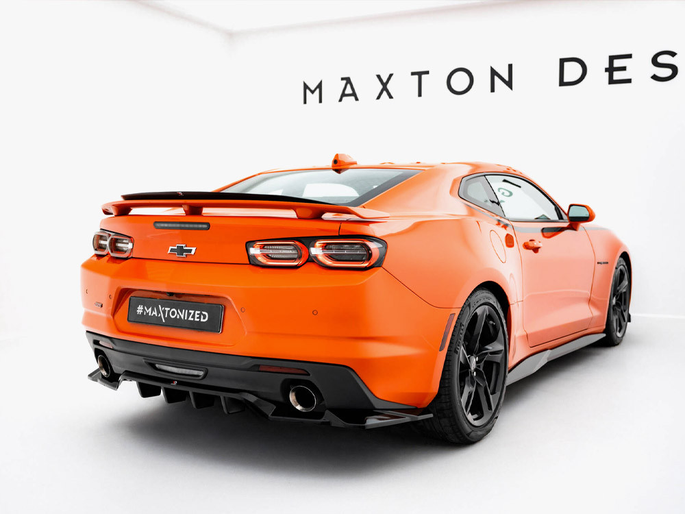 Maxton Rear Splitter (Vertical Bars) Chevrolet Camaro SS Mk6 Facelift Maxton Rear Splitter (Vertical Bars) Chevrolet Camaro SS Mk6 Facelift
