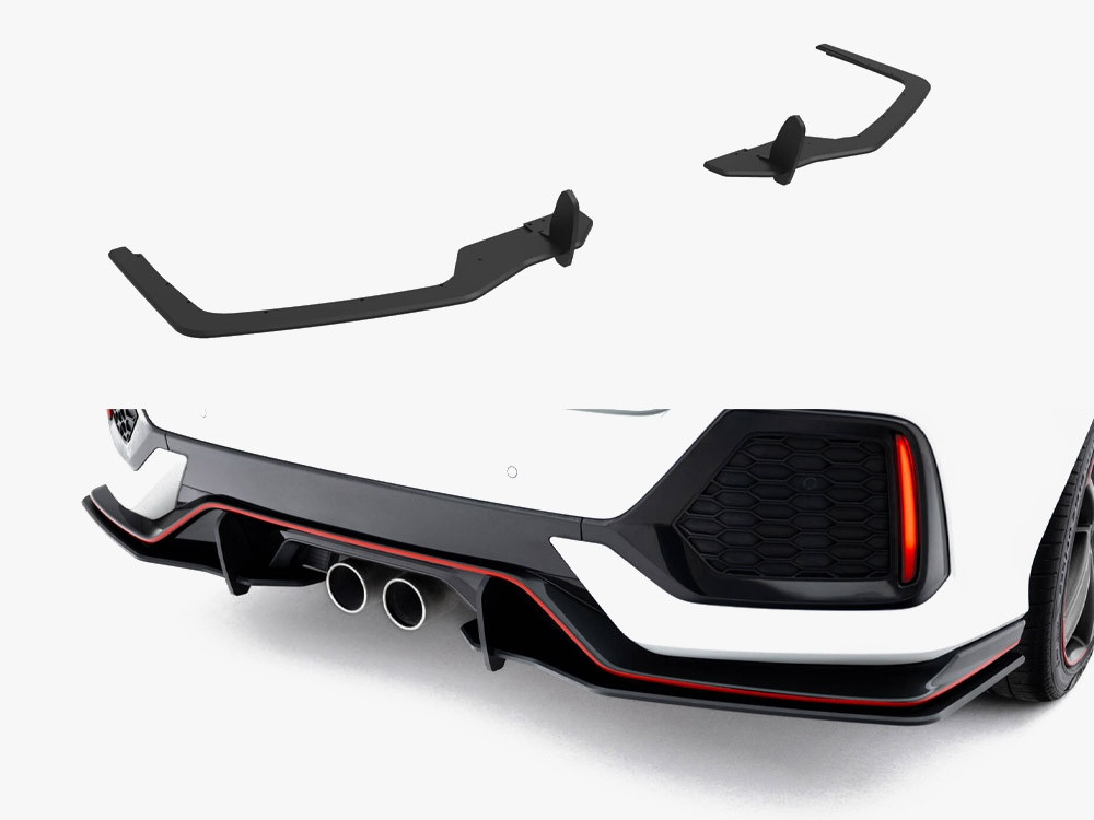 Maxton Street Pro Rear Side Splitters Honda Civic Sport Mk10