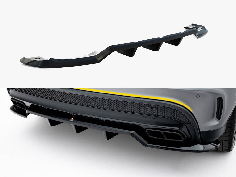 Maxton Rear Splitter (Vertical Bars) V.2 Mercedes-Benz GLA 45 AMG X156