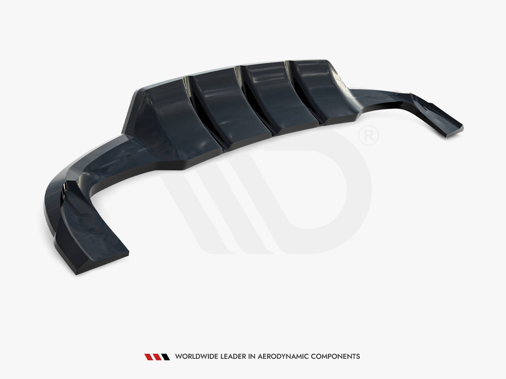 Maxton Rear Splitter (Vertical Bars) V.2 Mercedes-Benz GLA 45 AMG X156