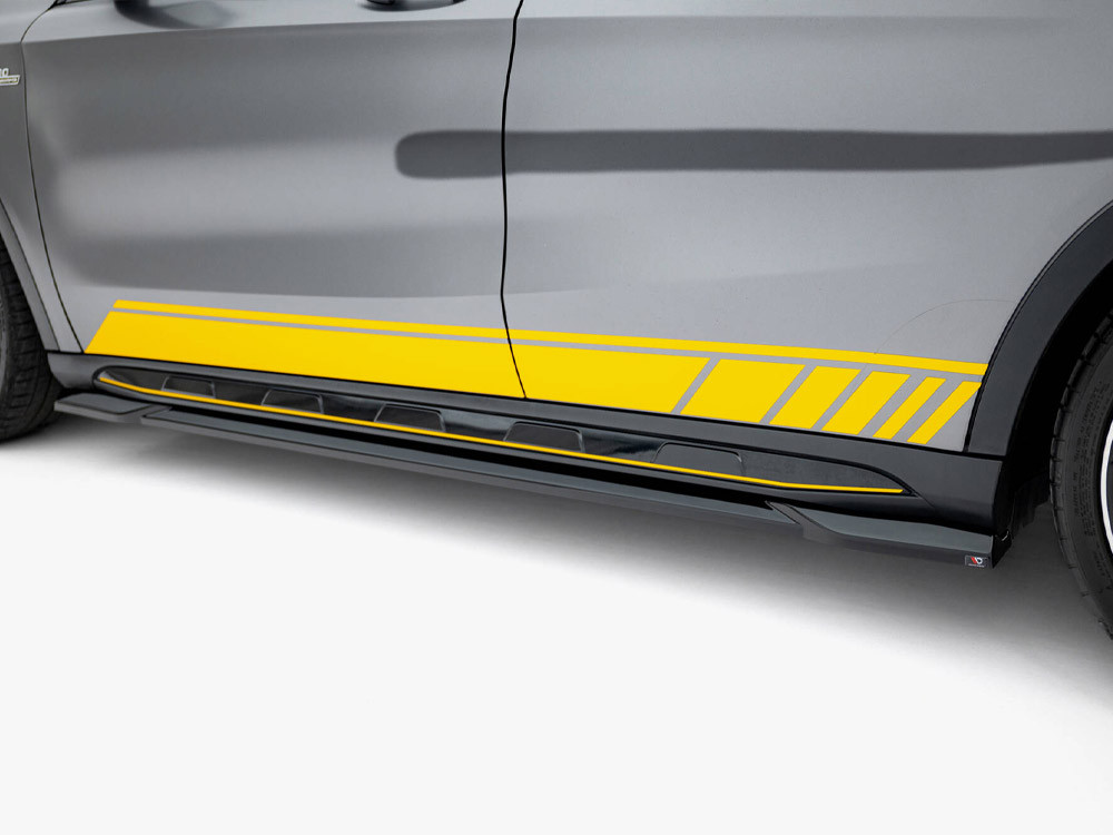 Maxton Side Skirts Diffusers V.2 Mercedes-Benz GLA 45 AMG X156
