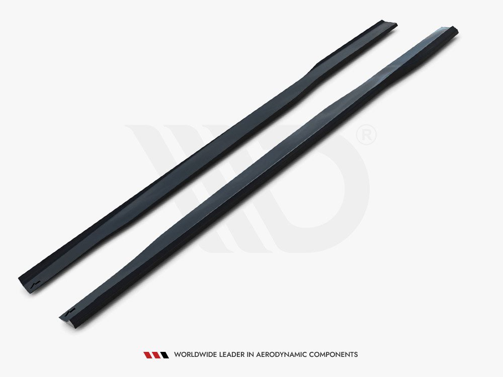 Maxton Side Skirts Diffusers Mercedes-AMG CLA 35 / 45 Coupe / Shooting Brake C118 Facelift / X118 Facelift