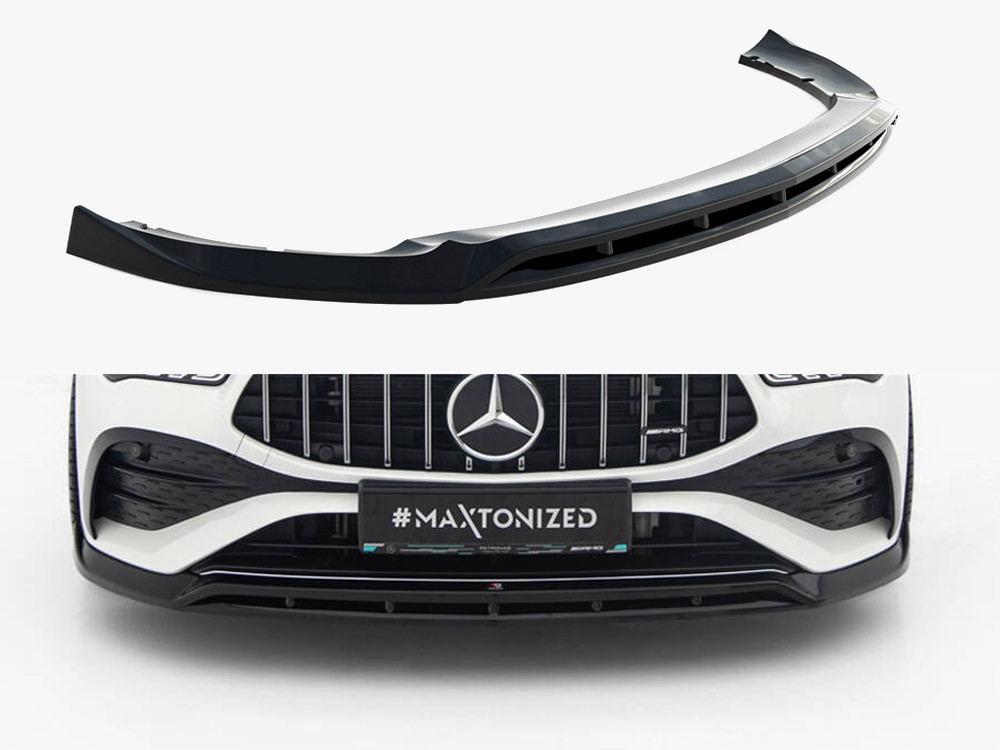 Maxton Front Splitter Mercedes-AMG CLA 35 Coupe / Shooting Brake C118 Facelift / X118 Facelift Maxton Front Splitter Mercedes-AMG CLA 35 Coupe / Shooting Brake C118 Facelift / X118 Facelift