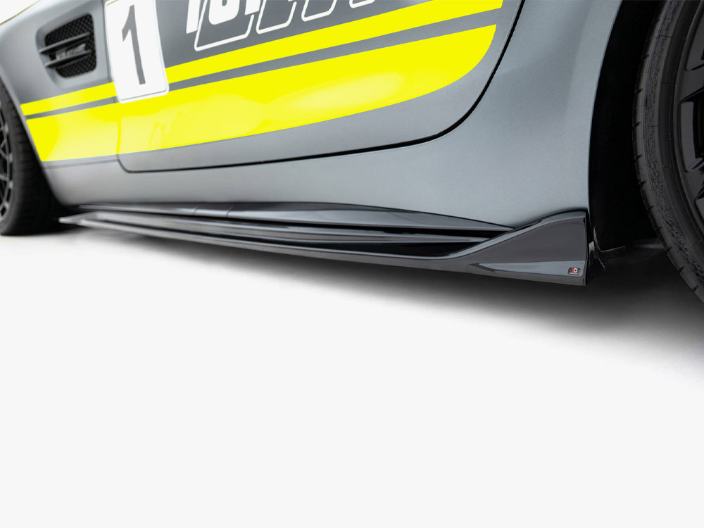 Maxton Side Skirts Diffusers Mercedes-AMG GT C C190 Facelift Maxton Side Skirts Diffusers Mercedes-AMG GT C C190 Facelift